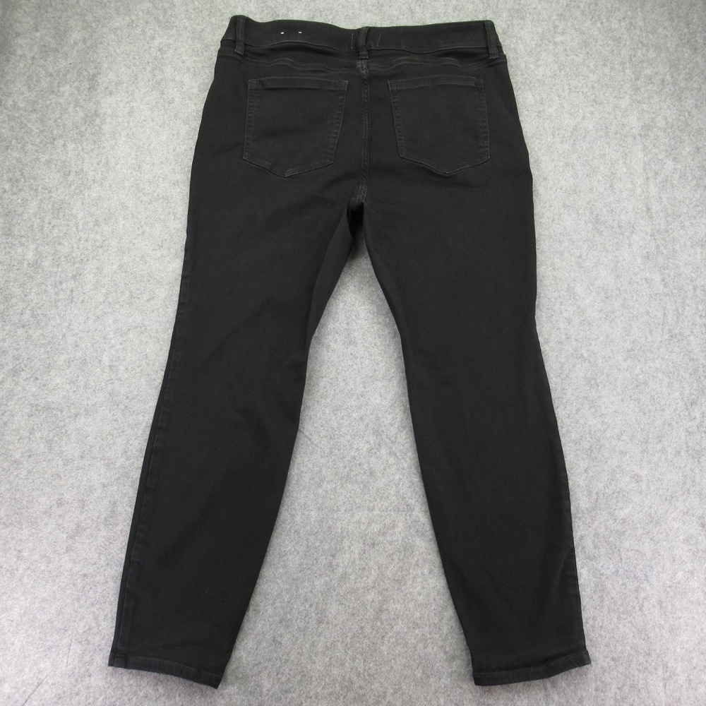 Lane Bryant Women's Black Skinny Mid-Rise Stretch‎ Jeans 18 - Picture 10 of 14